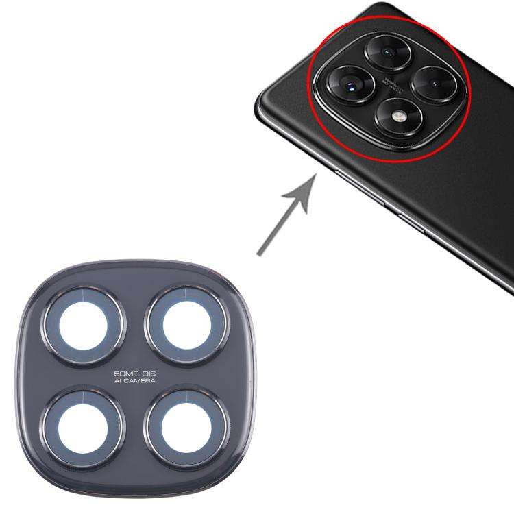For Xiaomi Redmi Note 14 Pro 4G Original Rear Camera Lens Cover (Black)