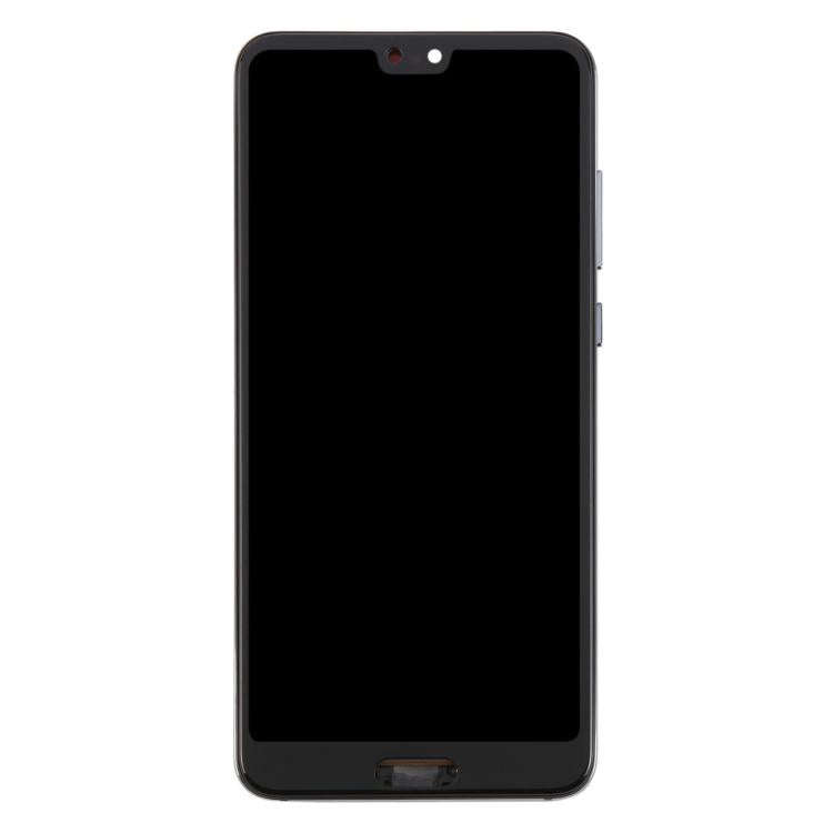 For Huawei P20 Pro TFT LCD Screen Digitizer Full Assembly with Frame(Black)