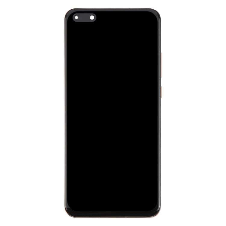 For Huawei P40 Pro TFT LCD Screen Digitizer Full Assembly with Frame, Not Supporting Fingerprint ...