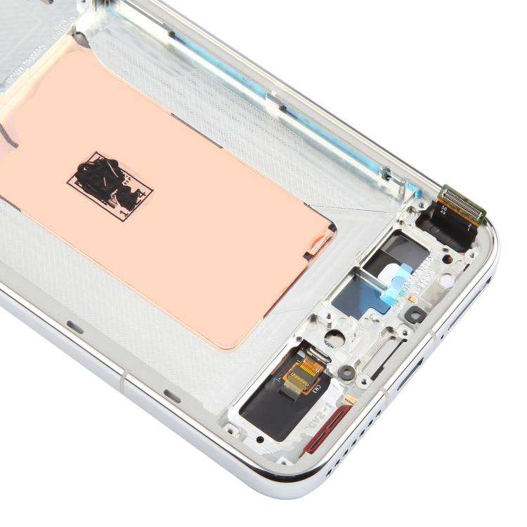 For Xiaomi 15 AMOLED Original LCD Screen Digitizer Full Assembly with Frame (Mirror Silver)