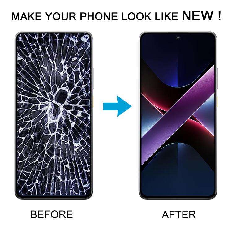 For Xiaomi Poco X7 Pro AMOLED Original LCD Screen Digitizer Full Assembly with Frame (Blue)