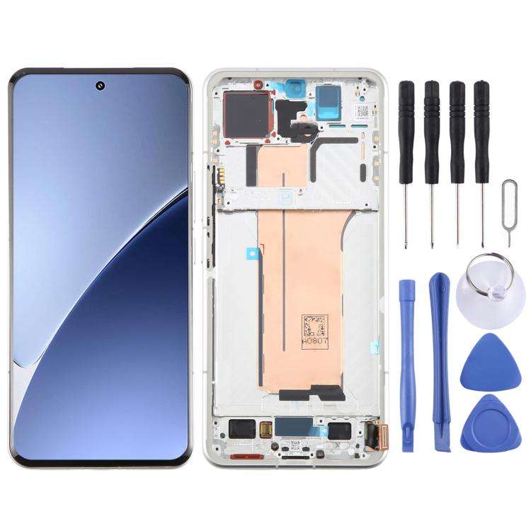 For Xiaomi 15 Pro AMOLED Original LCD Screen Digitizer Full Assembly with Frame (White)