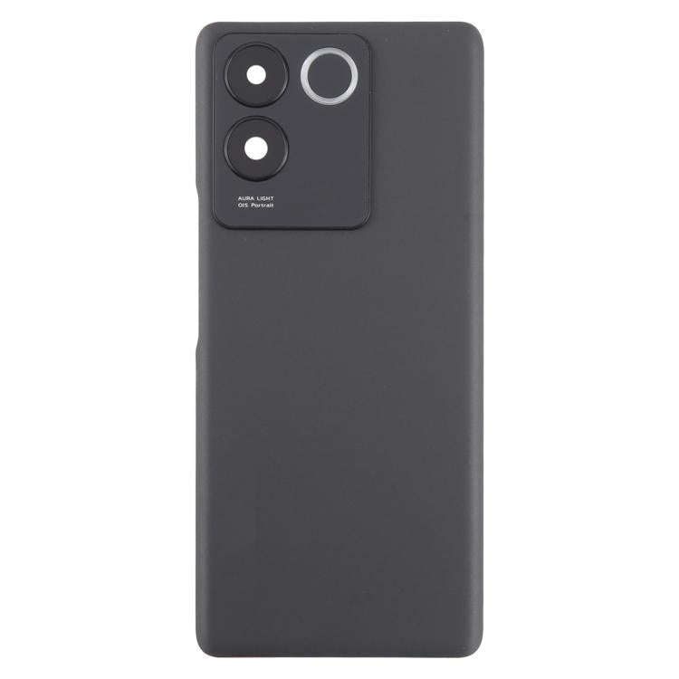 For vivo T2 Pro Battery Back Cover with Camera Lens Frame(Black)