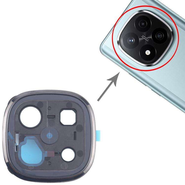 For Xiaomi Redmi Note 14 Pro+ 5G Back Camera Lens Frame (Black)