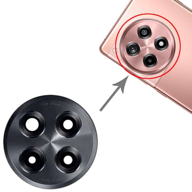 For OnePlus Ace 3 Back Camera Lens (Black)