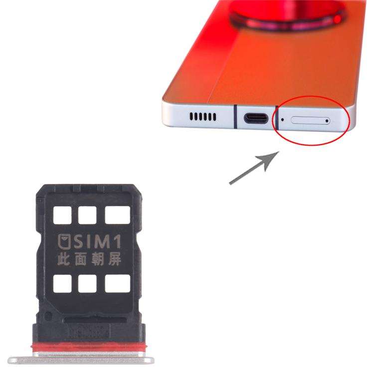For ZTE nubia Z60 Ultra NX721J SIM + SIM Card Tray (Silver)