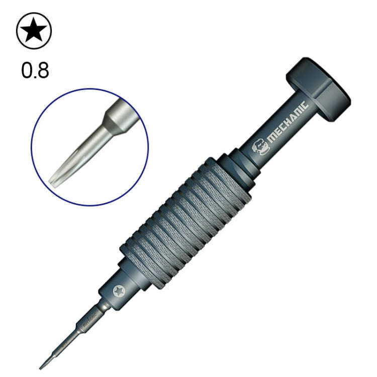 MECHANIC Mortar Mini iShell Five Star 0.8mm Phone Repair Precision Screwdriver