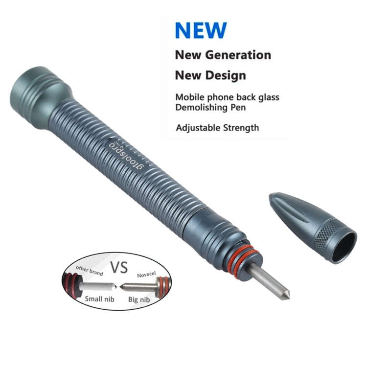 Gtoolspro G-002 Adjustable Strength Phone Glass Back Cover Broken Pen