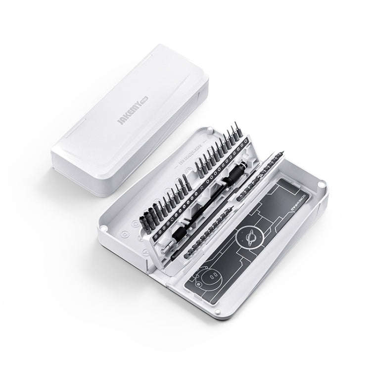 JAKEMY JM-8180 47 in 1 CR-V Precision Magnetic Screwdriver Set (White)