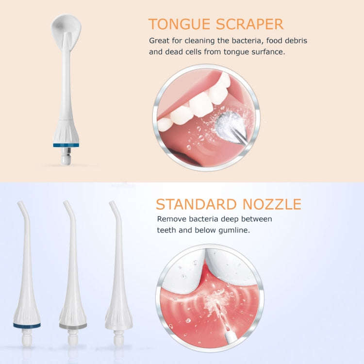 Mornwell D52 USB-Rechargeable Water Flosser IPX7 Waterproof Oral Irrigator