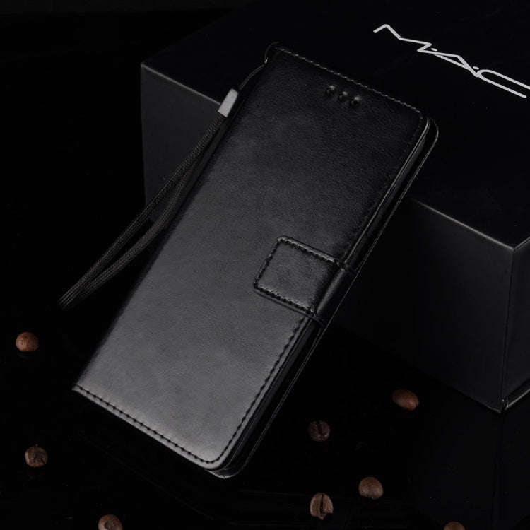Retro Crazy Horse Texture Horizontal Flip Leather Case for Huawei Y6 (2019), with Holder & Card S...