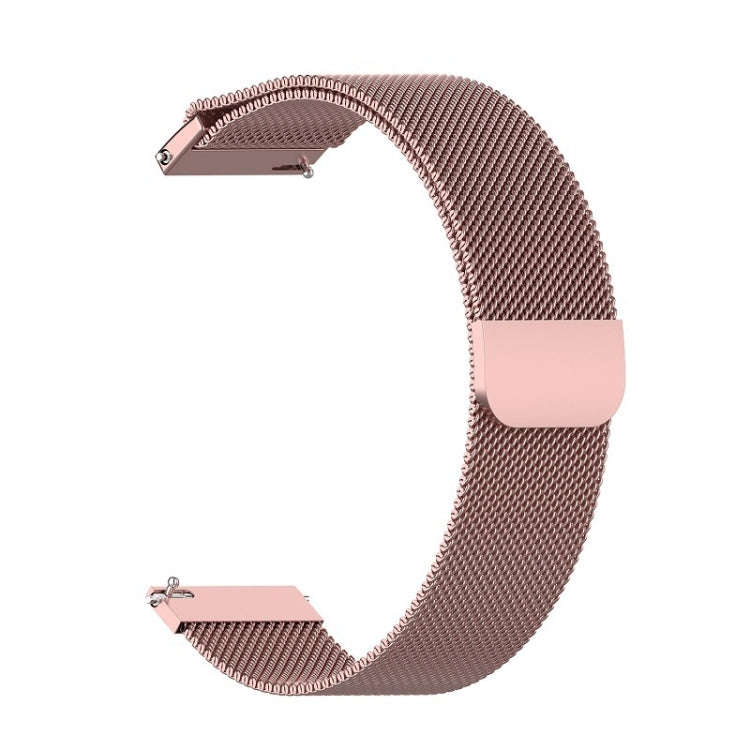 18mm Milan Stainless Steel Mesh Watch Band(Pink)