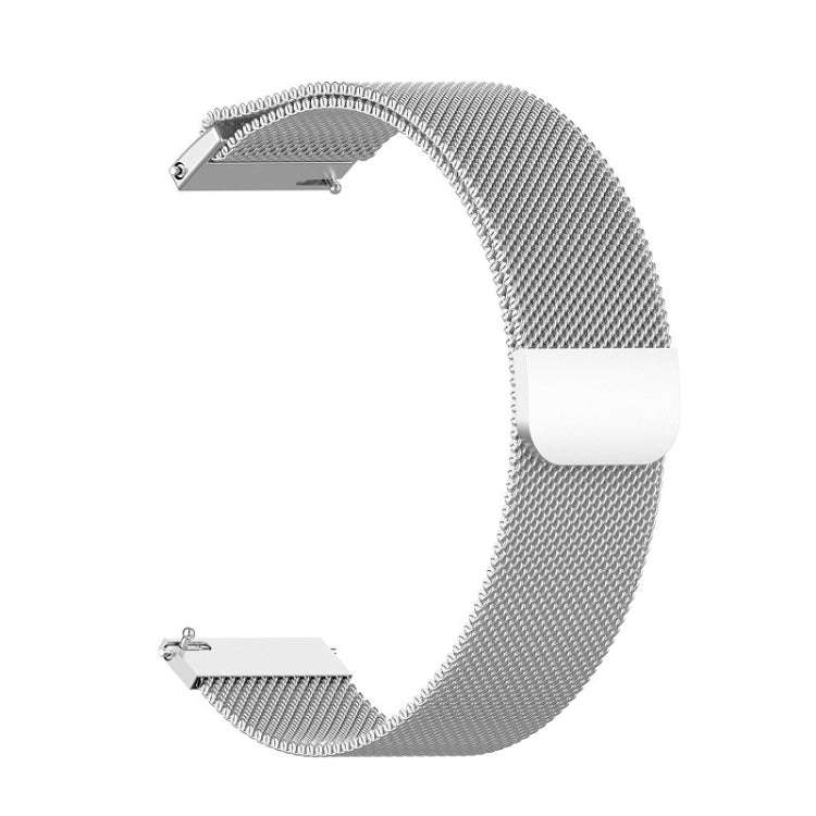 18mm Milan Stainless Steel Mesh Watch Band(Silver)