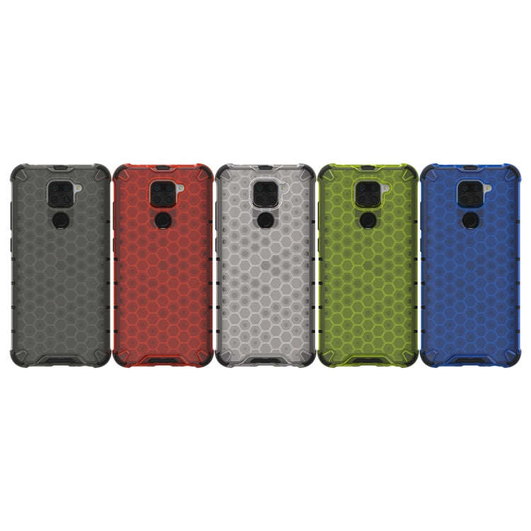 For Xiaomi Redmi 10X 4G  Shockproof Honeycomb PC + TPU Case(Blue)