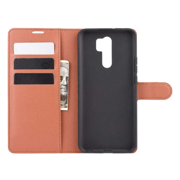 For Xiaomi Redmi 9 Litchi Texture Horizontal Flip Protective Case with Holder & Card Slots & Wall...