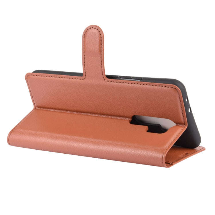 For Xiaomi Redmi 9 Litchi Texture Horizontal Flip Protective Case with Holder & Card Slots & Wall...