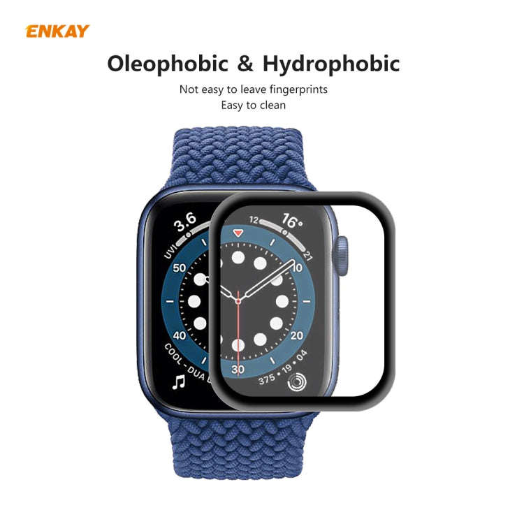 For Apple Watch 6/5/4/SE 44mm 10 PCS ENKAY Hat-Prince 0.2mm 9H Surface Hardness 3D Explosion-proo...