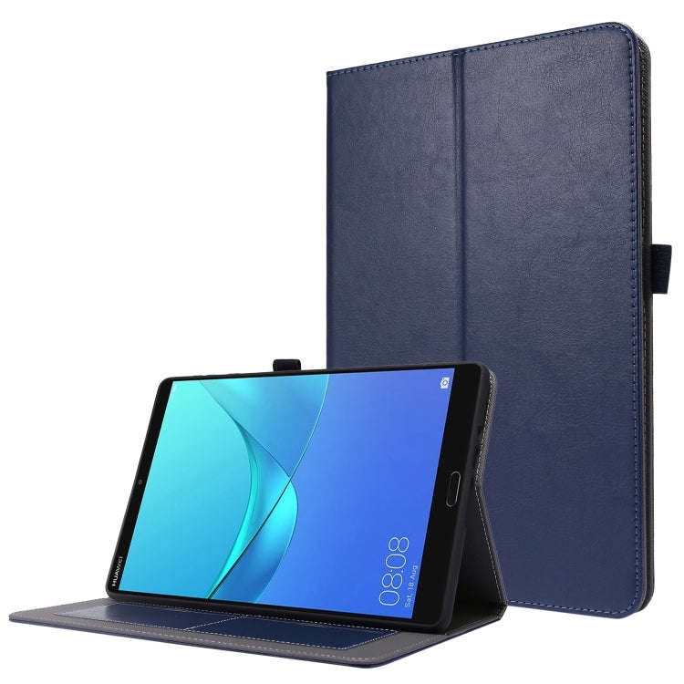For Huawei MatePad T 10s 2-Folding Business Horizontal Flip PU Leather Case with Card Slots & Hol...