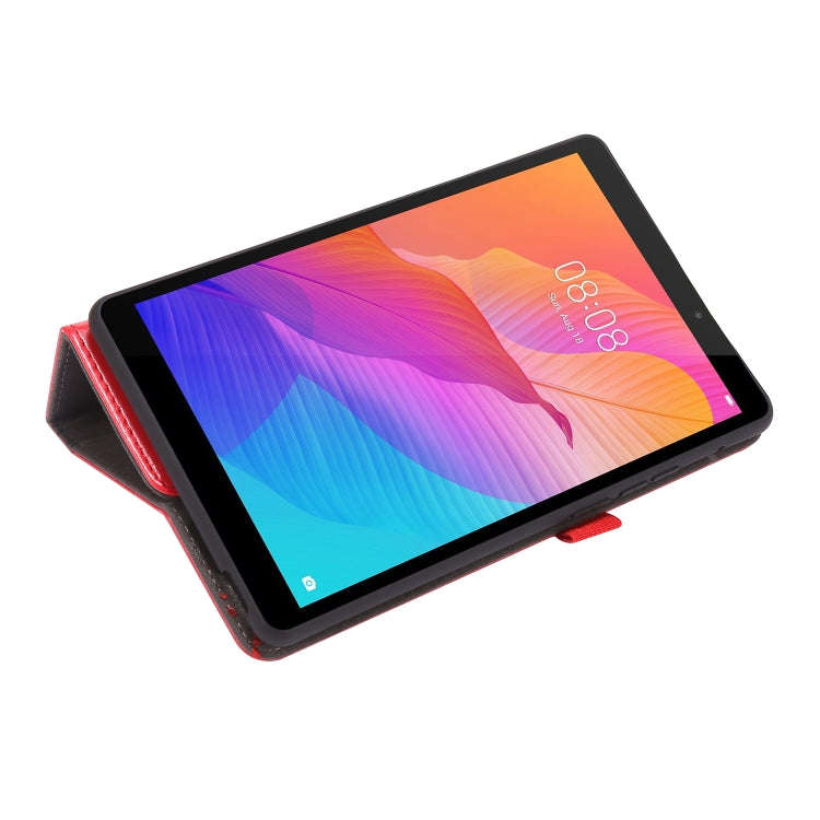 For Huawei MatePad T8 8.0 2-Folding Business Horizontal Flip PU Leather Case with Card Slots & Ho...