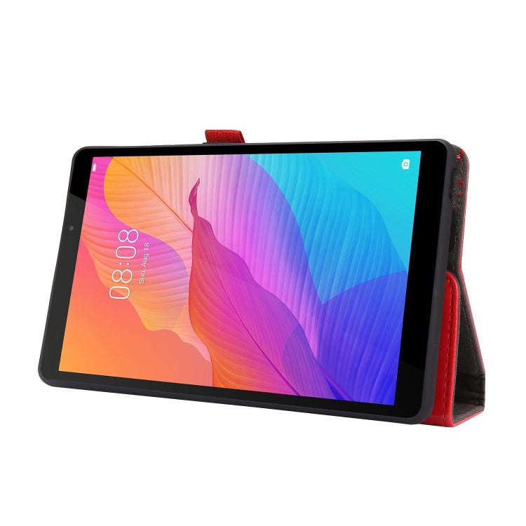 For Huawei MatePad T8 8.0 2-Folding Business Horizontal Flip PU Leather Case with Card Slots & Ho...
