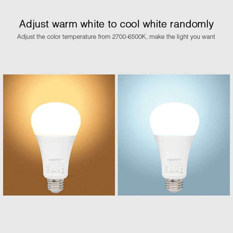 FUT105 12W RGB + CCT LED Bulb Light E27 Indoor Light 2.4G Remote Smart Phone APP Control Bedroom ...