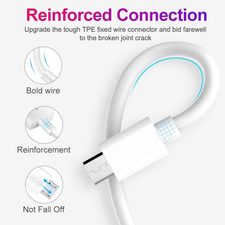 YSY-310QC18W QC3.0 Dual Port USB Car Charger + 3A USB to Micro USB Data Cable, Cable Length: 1m(B...