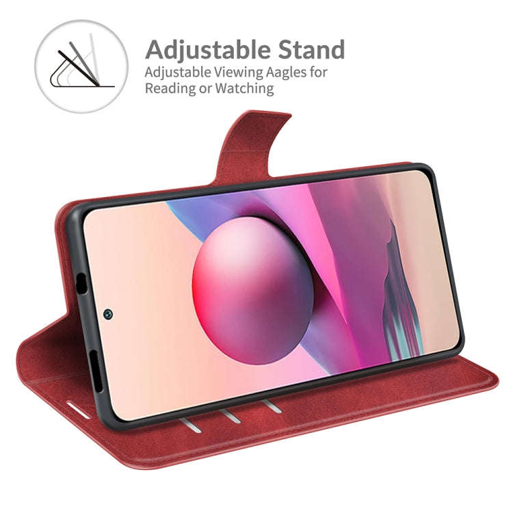 For Xiaomi Redmi Note 10 4G /Redmi Note 10S Retro Calf Pattern Buckle Horizontal Flip Leather Cas...