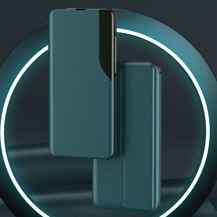 For Xiaomi Redmi Note 10 Pro Attraction Flip Holder Leather Phone Case(Black)