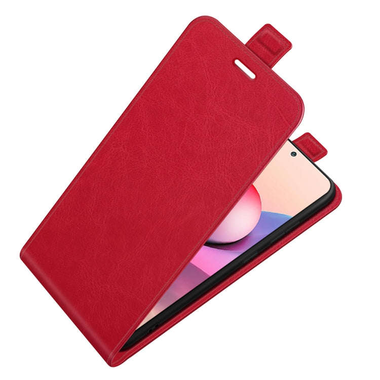 For Xiaomi Redmi Note 10S R64 Texture Single Vertical Flip Leather Protective Case with Card Slot...