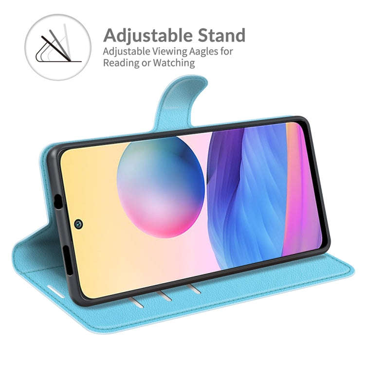 For Xiaomi Redmi Note 10 5G Litchi Texture Horizontal Flip Protective Case with Holder & Card Slo...
