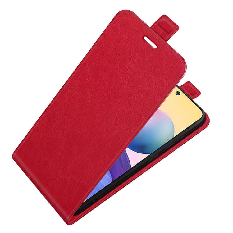 For Xiaomi Redmi Note 10 5G R64 Texture Single Vertical Flip Leather Protective Case with Card Sl...