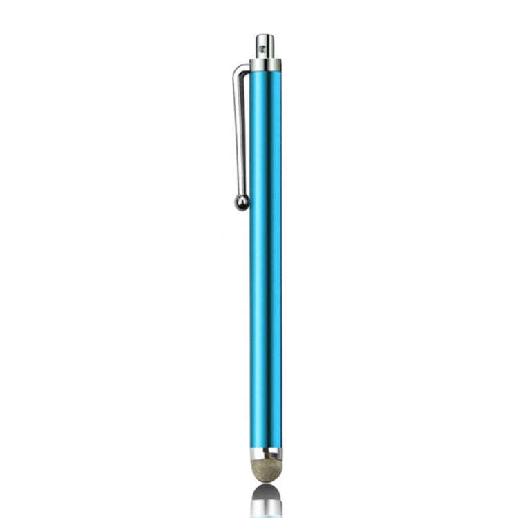 AT-19 Silver Fiber Pen Tip Stylus Capacitive Pen Mobile Phone Tablet Universal Touch Pen(Blue)