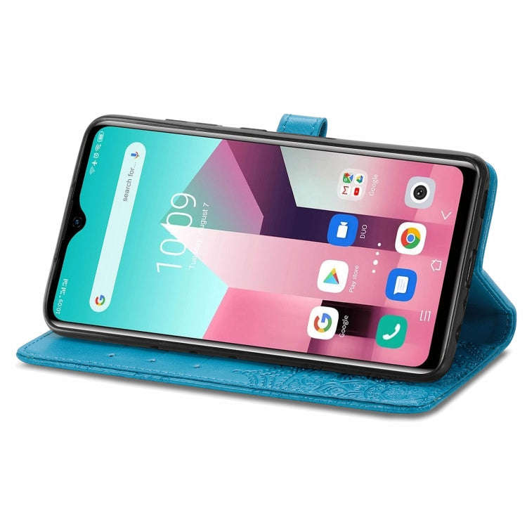 For Blackview A80 Pro Mandala Flower Embossed Horizontal Flip Leather Case with Holder & Three Ca...