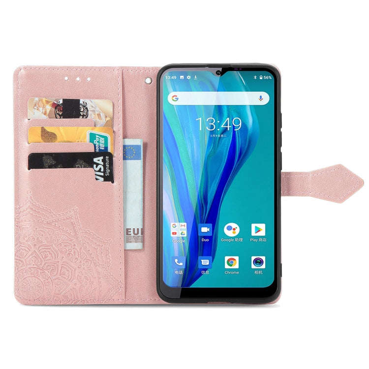 For Oukitel C23 Pro Mandala Flower Embossed Horizontal Flip Leather Case with Holder & Three Card...