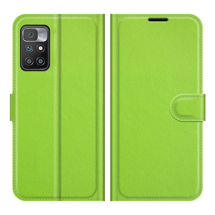 For Xiaomi Redmi 10 Litchi Texture Horizontal Flip Protective Case with Holder & Card Slots & Wal...