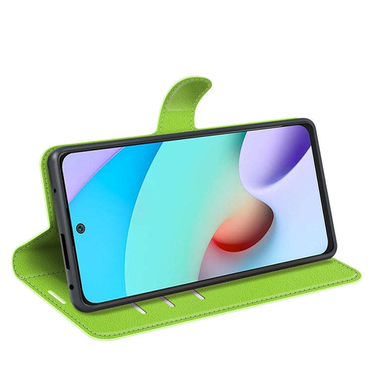 For Xiaomi Redmi 10 Litchi Texture Horizontal Flip Protective Case with Holder & Card Slots & Wal...