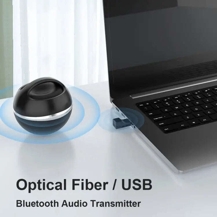SW03 2 in 1 Bluetooth 5.0 Audio Transmitter USB + SPDIF Low Lantency Optical Wireless Adapter for...
