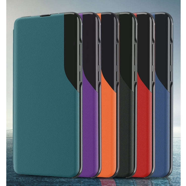 For Xiaomi Redmi Note 11 Attraction Flip Holder Leather Phone Case(Purple)