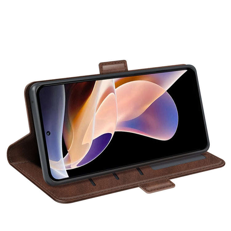 For Xiaomi Redmi Note 11 Pro / Note 11 Pro+ Dual-side Magnetic Buckle Horizontal Flip Leather Cas...