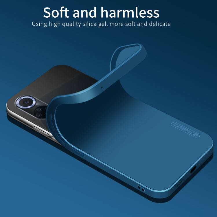 For Huawei nova 9 Pro PINWUYO Liquid Silicone TPU Phone Case(Blue)