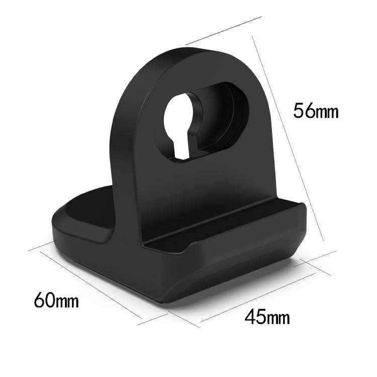 For Amazfit GTS 2e Smartwatch Silicone Charging Bracket(Black)