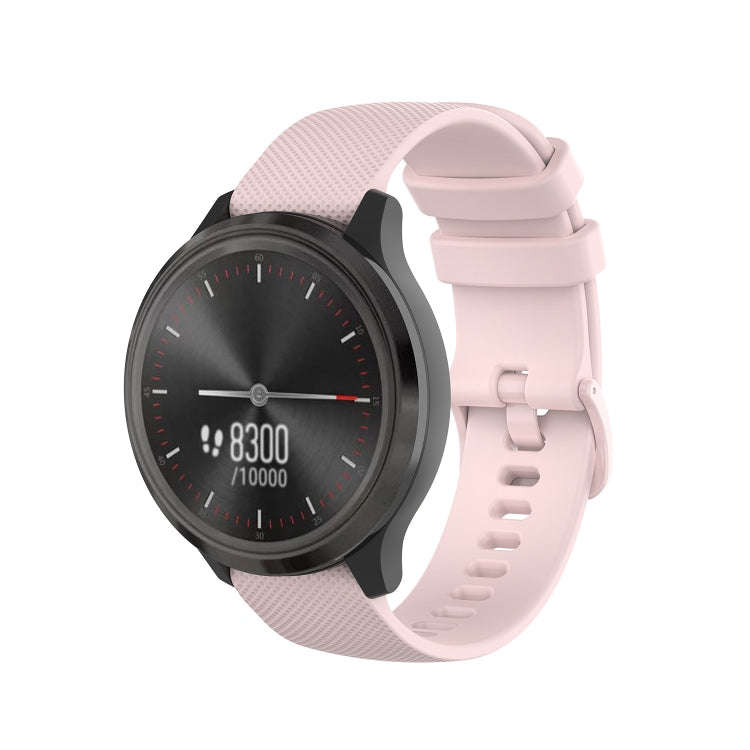For Honor Watch GS Pro 22mm Checkered Silicone Watch Band(Pink)