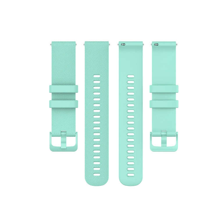 For Honor Watch GS Pro 22mm Checkered Silicone Watch Band(Water Duck)