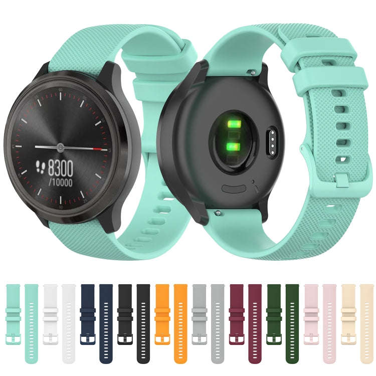 For Honor Watch GS Pro 22mm Checkered Silicone Watch Band(Pink)