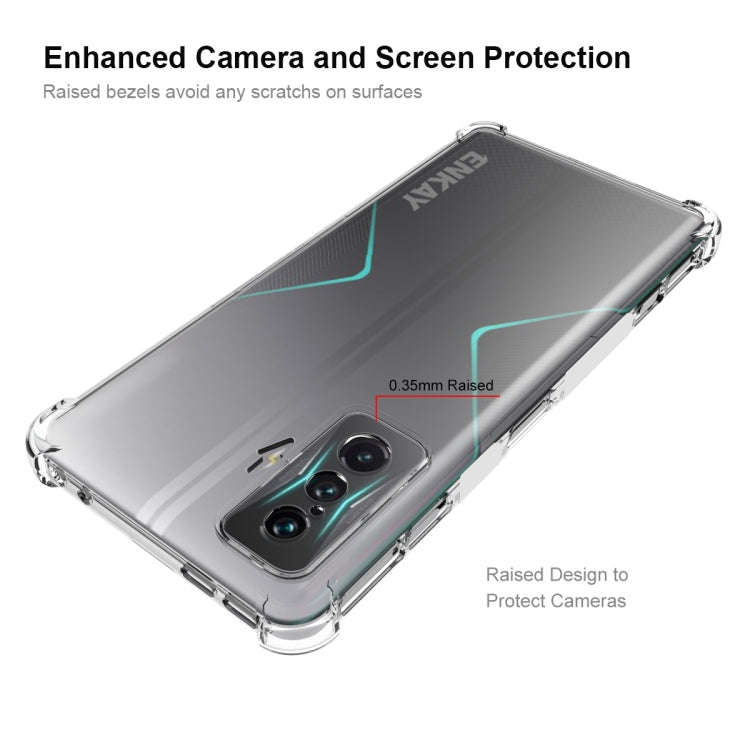 For Xiaomi Redmi K50 Gaming ENKAY Clear TPU Shockproof Case