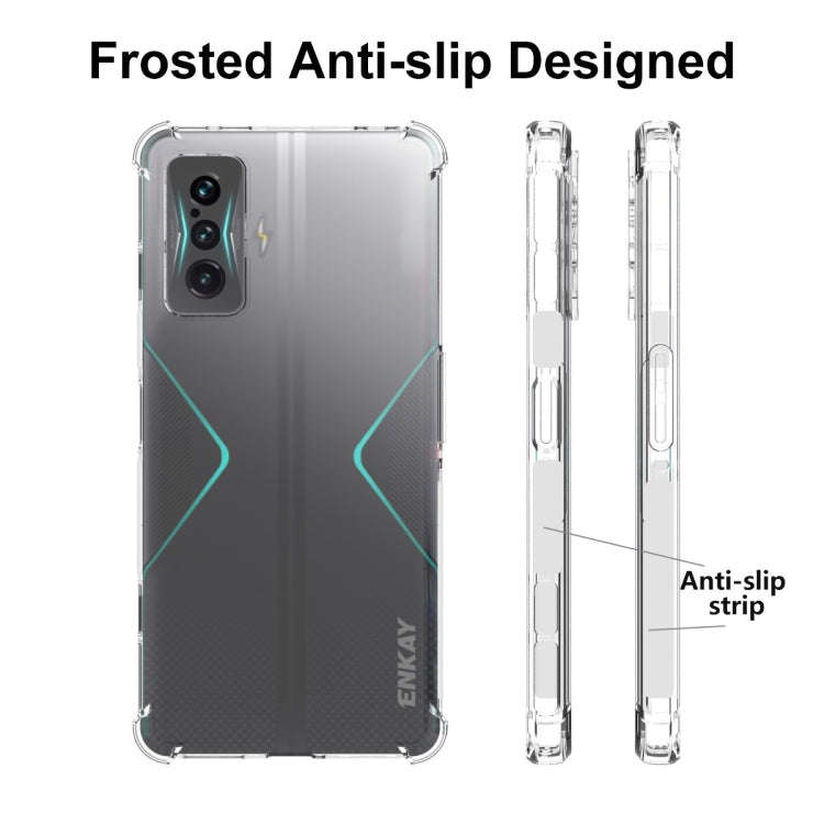 For Xiaomi Redmi K50 Gaming ENKAY Clear TPU Shockproof Case