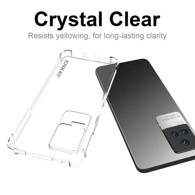 For Xiaomi Redmi K50 / K50 Pro ENKAY Clear TPU Shockproof Case