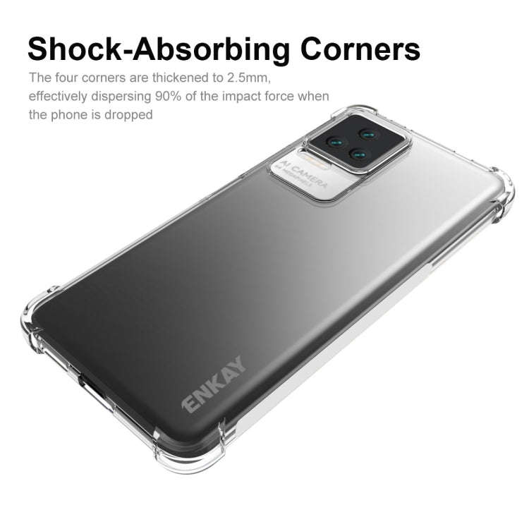 For Xiaomi Redmi K50 / K50 Pro ENKAY Clear TPU Shockproof Case