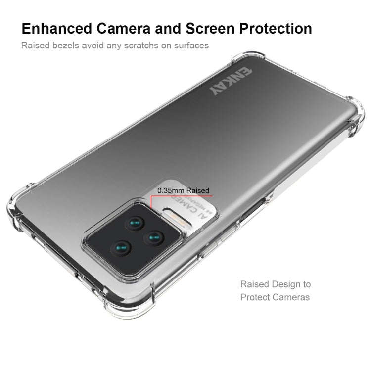 For Xiaomi Redmi K50 / K50 Pro ENKAY Clear TPU Shockproof Case