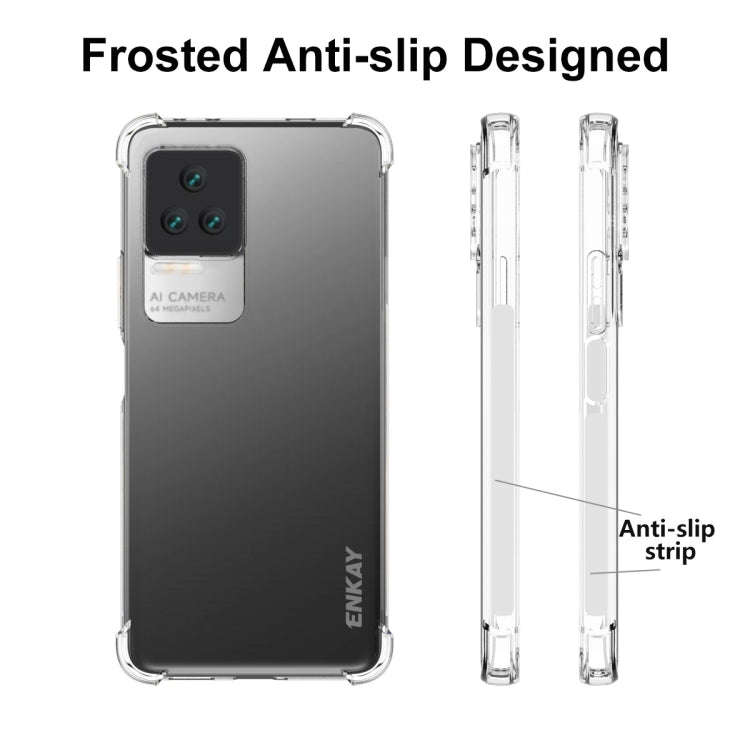 For Xiaomi Redmi K50 / K50 Pro ENKAY Clear TPU Shockproof Case